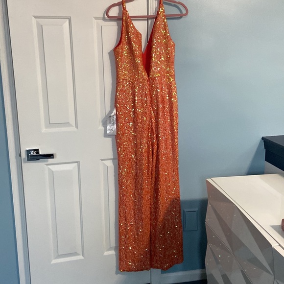 New Dress The Population Sequin Jumpsuit (Org) - Picture 2 of 2